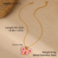 Bowknot Color Necklace Sweet Accessory