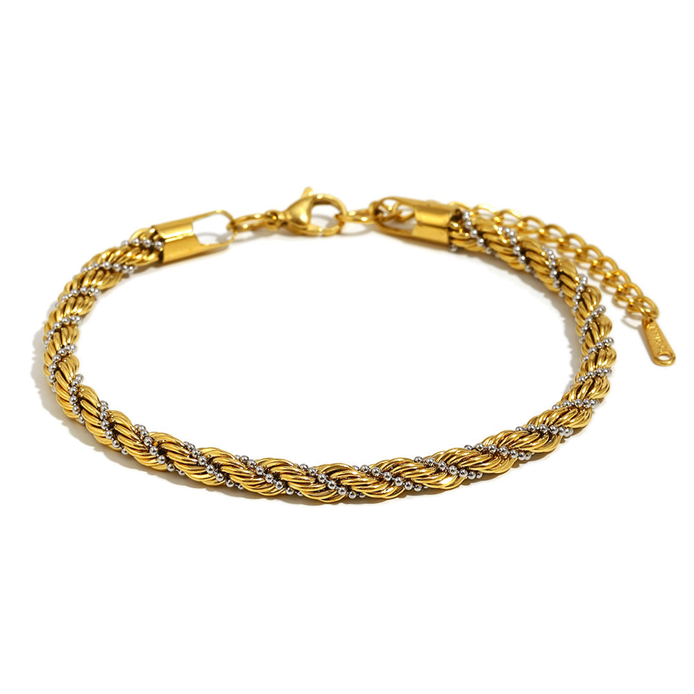 Anklet Twist Beads Winding Bracelet