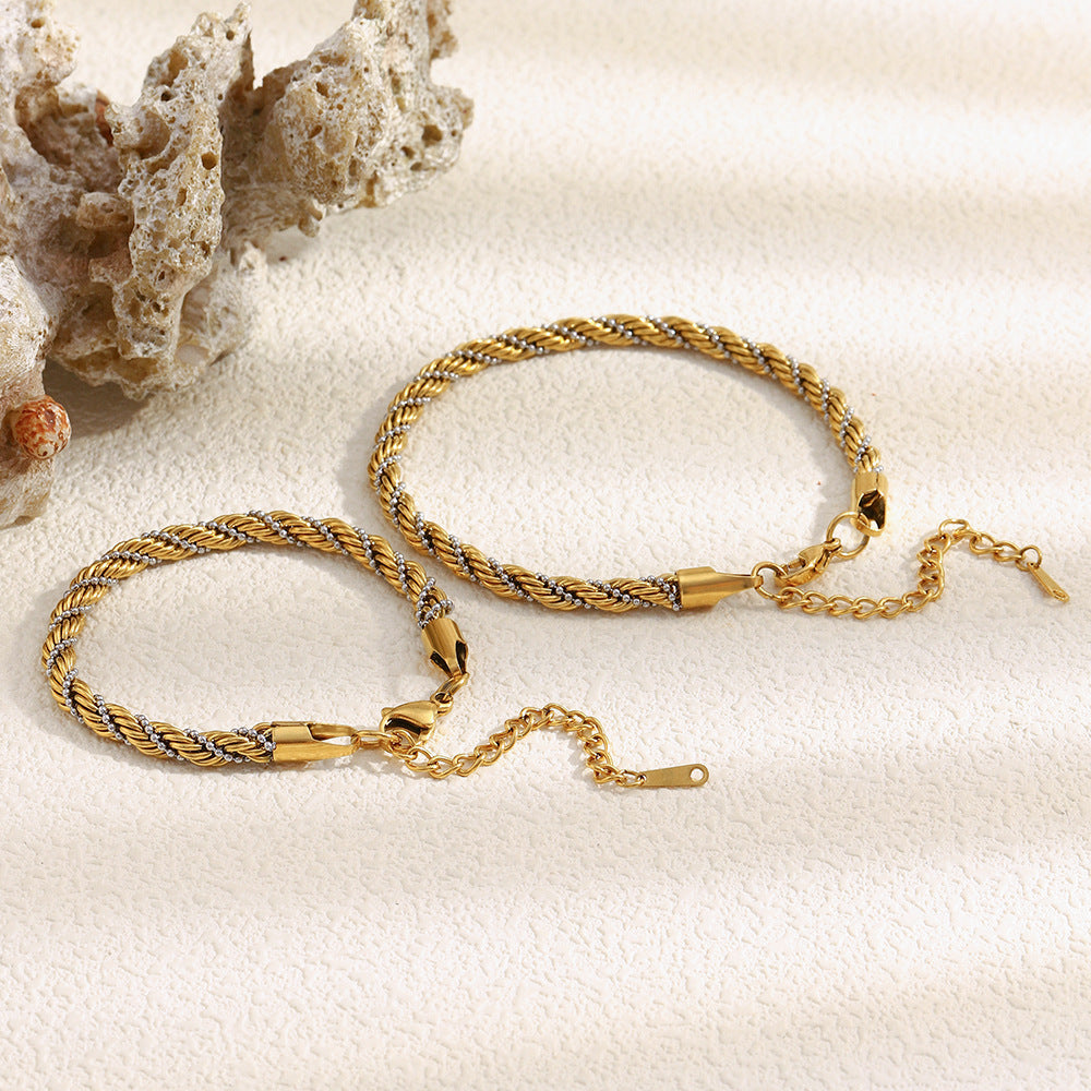 Anklet Twist Beads Winding Bracelet
